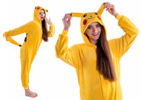 Piżama Kigurumi Onesie Dla Dzieci Pikachu, Rozmiar 140