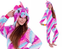 Piżama Kigurumi Onesie Jednorożec Galaxy, Rozmiar M