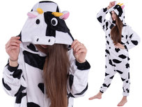 Piżama Kigurumi Onesie Krowa, Rozmiar L