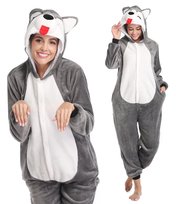 Piżama Kigurumi Onesie Pies Husky, Rozmiar XL