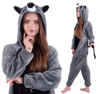 Piżama Kigurumi Onesie Szop, Rozmiar L