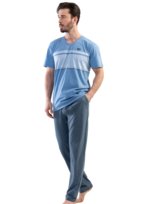 Piżama Męska bawełniana Vienetta 2XL +size krótki