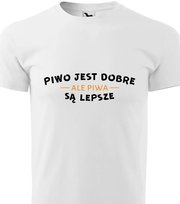 Piżama Męska Biała Koszulka + Szare Spodenki  SĄ LEPSZE Wzory Rozmiar M