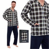 Piżama męska rozpinana długi rękaw CORNETTE 114/73 XL CORNETTE