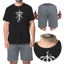 PIŻAMA Męska + SPODENKI TOLKIEN LOTR Wzory - M Inna marka