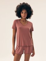 Piżama Noves Henderson | zgaszony róż 3XL