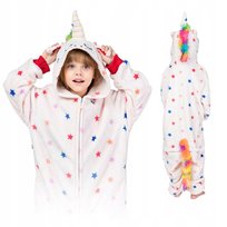 Piżama onesie kigurumi jednorożec ciepła jednoczęściowa kombinezon S Zolta