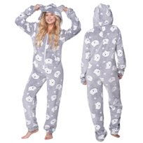 Piżama Onesie Kigurumi Kombinezon Przebranie Kostium Białe Misie[M-Onesie7] MARSYL