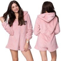PIŻAMA ONESIE Kigurumi Kombinezon Przebranie Kostium MIŚ BRUDNY RÓŻ [ONESIE13] Inna marka