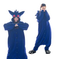 Piżama Onesie Kigurumi Kostium Pokemon Niebieski Gengar XL: 175 - 185cm