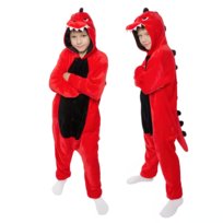 Piżama Onesie Kigurumi Kostium Przebranie Dinozaur Dzieci 105-115cm