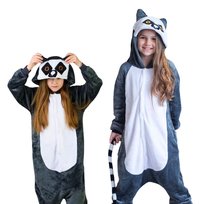 Piżama Onesie Kigurumi Kostium Przebranie Lemur Dzieci 105 - 115cm
