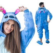 Piżama Onesie Kigurumi Kostium Przebranie Lilo i Stitch XXL: 185 - 195cm