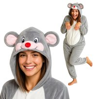Piżama Onesie Kigurumi Kostium Przebranie Myszka Mickey S: 145-155cm