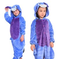 Piżama Onesie Kigurumi Kostium Przebranie Osiołek Kłapouchy 135-145cm