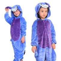 Piżama Onesie Kigurumi Kostium Przebranie Osiołek Kłapouchy Dzieci 125-135cm