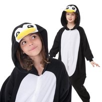 Piżama Onesie Kigurumi Kostium Przebranie Pingwin Dzieci 125 - 135cm
