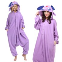 Piżama Onesie Kigurumi Kostium Przebranie Pokemon Espeon S: 145 - 155cm