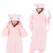 Piżama Onesie Kigurumi Kostium Przebranie Pokemon Mew S: 145 - 155cm