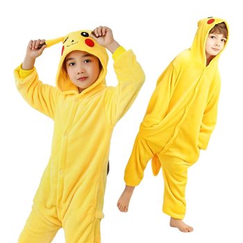 Piżama Onesie Kigurumi Kostium Przebranie Pokemon Pikachu 95-105cm - nerd hunters
