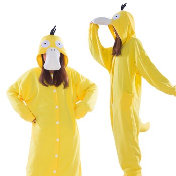 Piżama Onesie Kigurumi Kostium Przebranie Pokemon Psyduck XXL: 185 - 195cm - nerd hunters