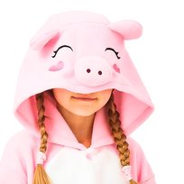 Piżama Onesie Kigurumi Kostium Przebranie Różowa Świnka Dzieci 95 - 105Cm