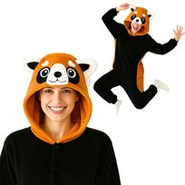 Piżama Onesie Kigurumi Kostium Przebranie Ruda Panda S: 145 - 155cm