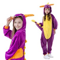Piżama Onesie Kigurumi Kostium Przebranie Spyro Dzieci 135-145cm