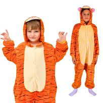 Piżama Onesie Kigurumi Kostium Przebranie Tygrysek 125-135cm