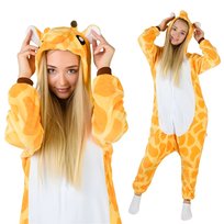 Piżama Onesie Kigurumi Kostium Przebranie Żyrafa M: 155-165cm