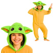 Piżama Onesie Kigurumi Kostium Star Wars Baby Yoda Grogu XXL: 185 - 195cm