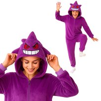 Piżama Onesie Kigurumi Przebranie Pokemon Gengar S: 145 - 155cm