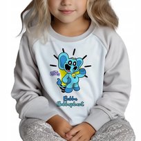PIŻAMA SZARA Do Szkoły Prezent Dla Fana SMILING CRITTERS Bubba Wzory - 104