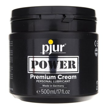 Pjur, Power Premium Cream, środek nawilżający w formie kremu, 500 ml - Pjur