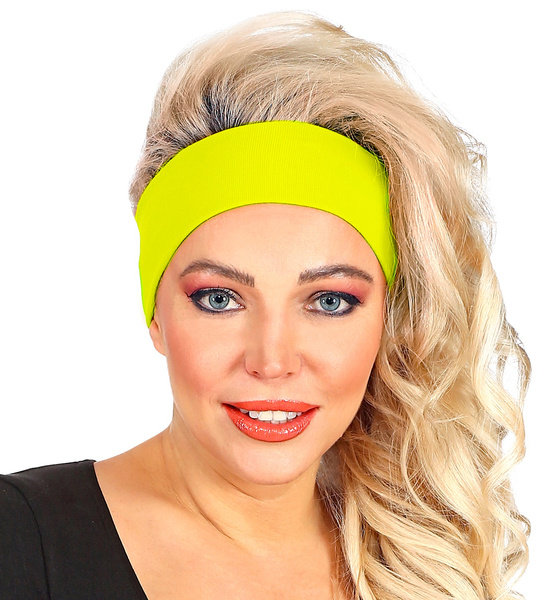 Pk 12 "Neon Yellow Headband" Widmann Przyjęcia i okazje w Sklepie