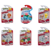 Pokémon Battle Figure Set 3PK | Charmander, Trubbish Y Poliwhirl | Figuras De 2 Y 3 Pulgadas Con Articulaciones | Regalo +4 Años