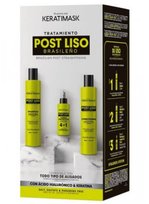 Placenta Life Post Keratimask Zestaw Do Pielęgnacji Po Keratynowym Prostowaniu 2x 250ml + 50ml Placenta