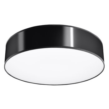 Plafon ARENA 45 czarna minimalistyczny okrągła świeci w dół SL.0124 Sollux Lighting - SOLLUX LIGHTING