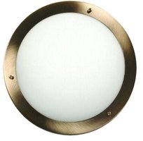 Plafon LAMPA sufitowa AQUILA 14-89352 Candellux IP44 łazienkowa OPRAWA ścienna KINKIET okrągły patyna biały Candellux