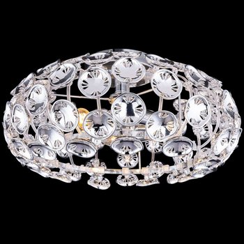 Plafon LAMPA sufitowa LUGGO 51500-3D Globo metalowa OPRAWA dekoracyjna glamour chromowana - GLOBO