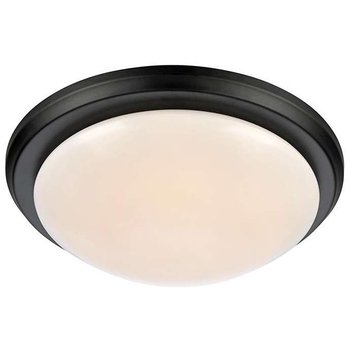 Plafon LAMPA sufitowa ROTOR 107154 Markslojd okrągła OPRAWA natynkowa LED 9W 3000K do łazienki IP44 czarna biała - Markslojd