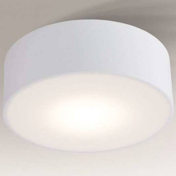 Plafon LAMPA sufitowa ZAMA 7736 Shilo metalowa OPRAWA do łazienki LED 16W 3000K okrągła IP44 biała - Shilo