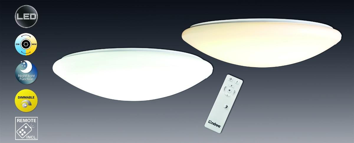 Zdjęcia - Żyrandol / lampa Plafon LED ze zmianą barwy światła Sydney Nave Polska 1194226