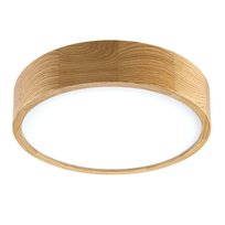 Plafon Natynkowy Lampa Sufitowa Led Okrągły Drewniany Sypialnia 1xe27 Kante 14-421