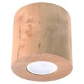Plafon ORBIS naturalne drewno skandynawski cylindryczny świeci w dół SL.0492 Sollux Lighting - SOLLUX LIGHTING