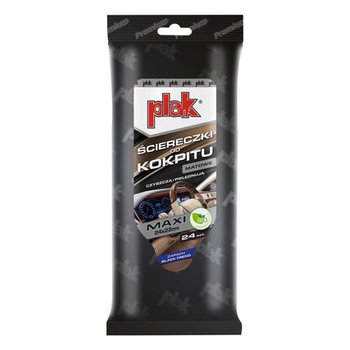 Plak Maxi matowe ściereczki do kokpitu o zapachu Black Trend 24x22 cm - 24szt - Atas