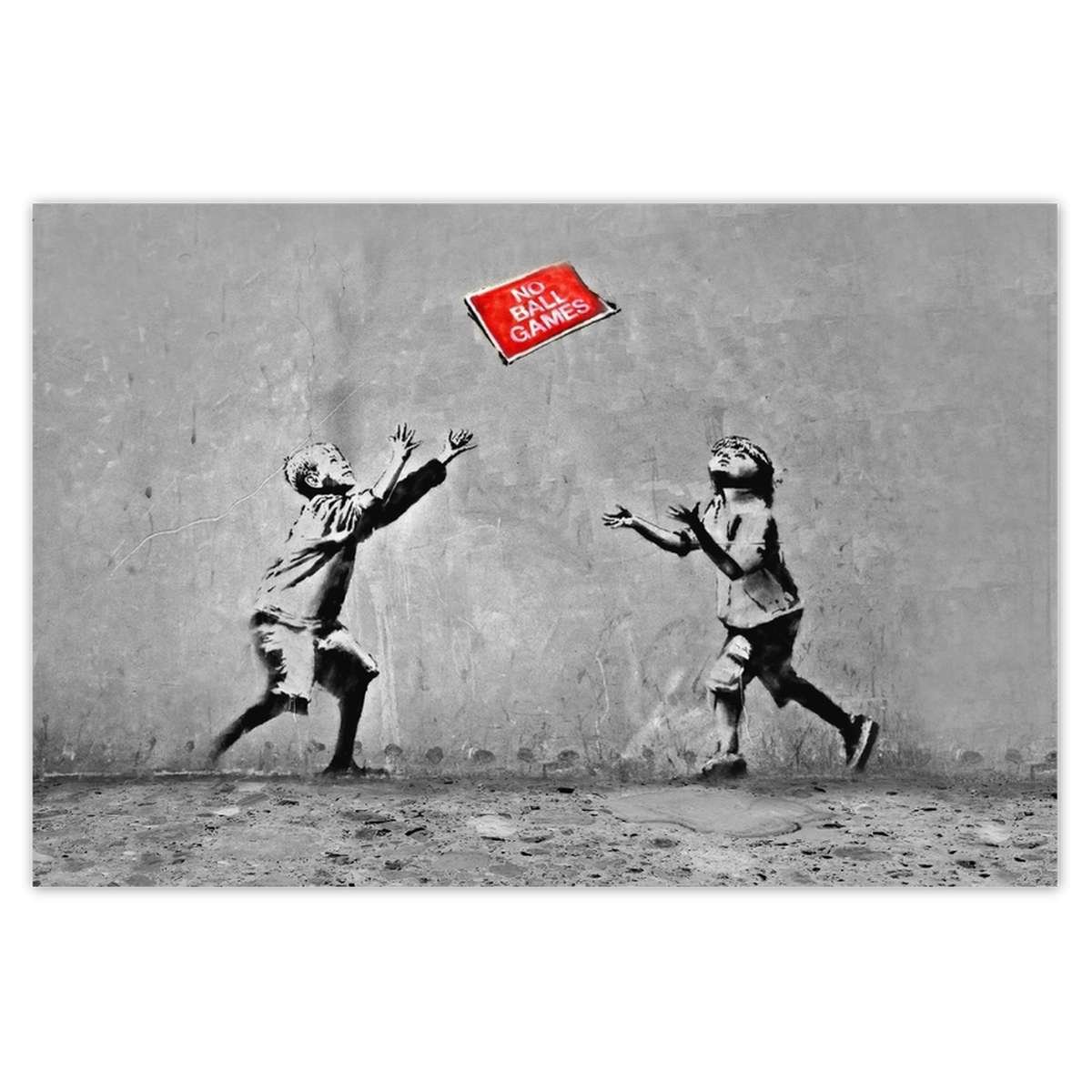 Plakat 120x80 Banksy No Ball Games Zesmakiem Sklep Empikcom 9359