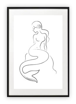 Plakat 15x21 cm Kobieta Szkic Rysunek Art WZORY - Printonia
