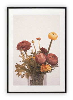 Plakat 18x24 cm Kwiaty Retro Boho Rysunek WZORY - Printonia