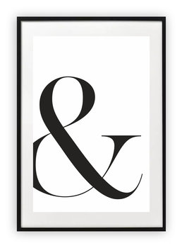Plakat 30x40 cm Typografia i & WZORY - Printonia